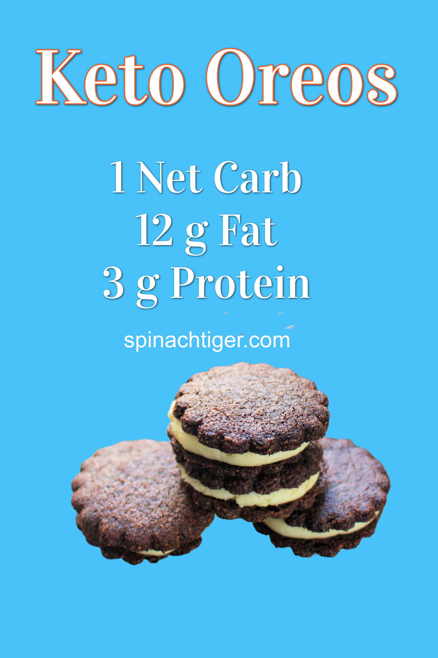 Keto Oreo cookie sandwich from a keto bakery owner. Cookie is low carb, gluten free and made with precision. Tips for success so that cookies are same side and thin enough to be crispy. Buttercream filling. #ketocookierecipe #almondflourrecipe #cookies #KetoOreoCookie #spinachtiger via @angelaroberts