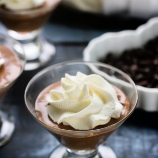 Keto Chocolate Mousse with Stabilized Whipped Cream
