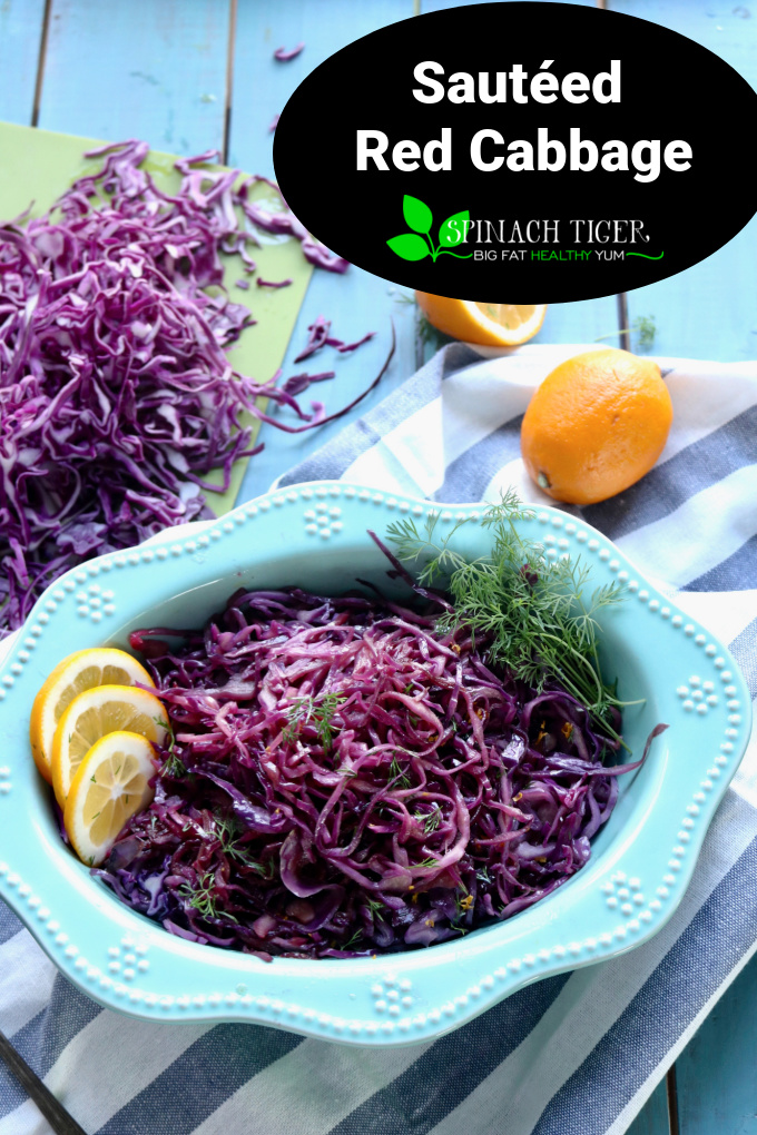 Cook red cabbage stovetop with olive oil, vinegar and balsamic. Read about health benefits, as red cabbage is a super food. #sidedish #vinegar #redcabbage #balsamic #healthyside #healthyfood #lowcarbveggie via @angelaroberts
