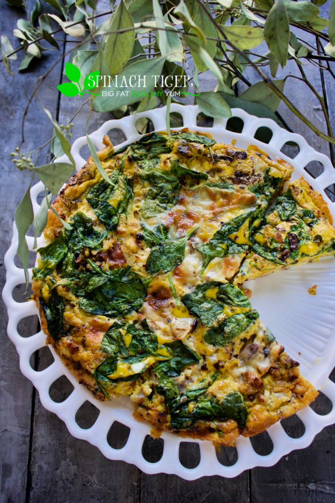 Spinach Frittata with Manchego
