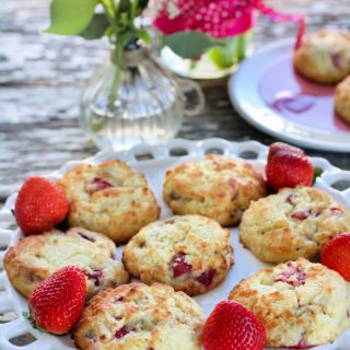 Keto Strawberry Biscuits