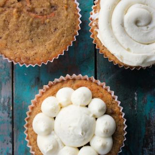Keto Carrot Muffin with Cream Cheese