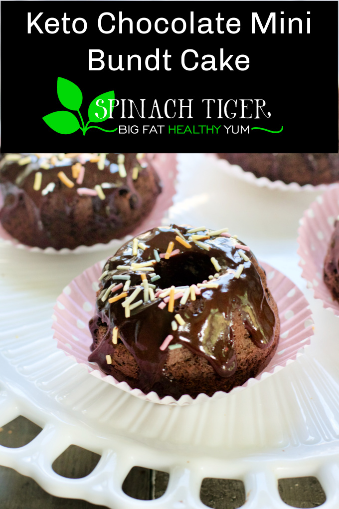 Sold in my keto bakery, these mini bundt cakes make an elegant dessert and are the perfect size. via @angelaroberts