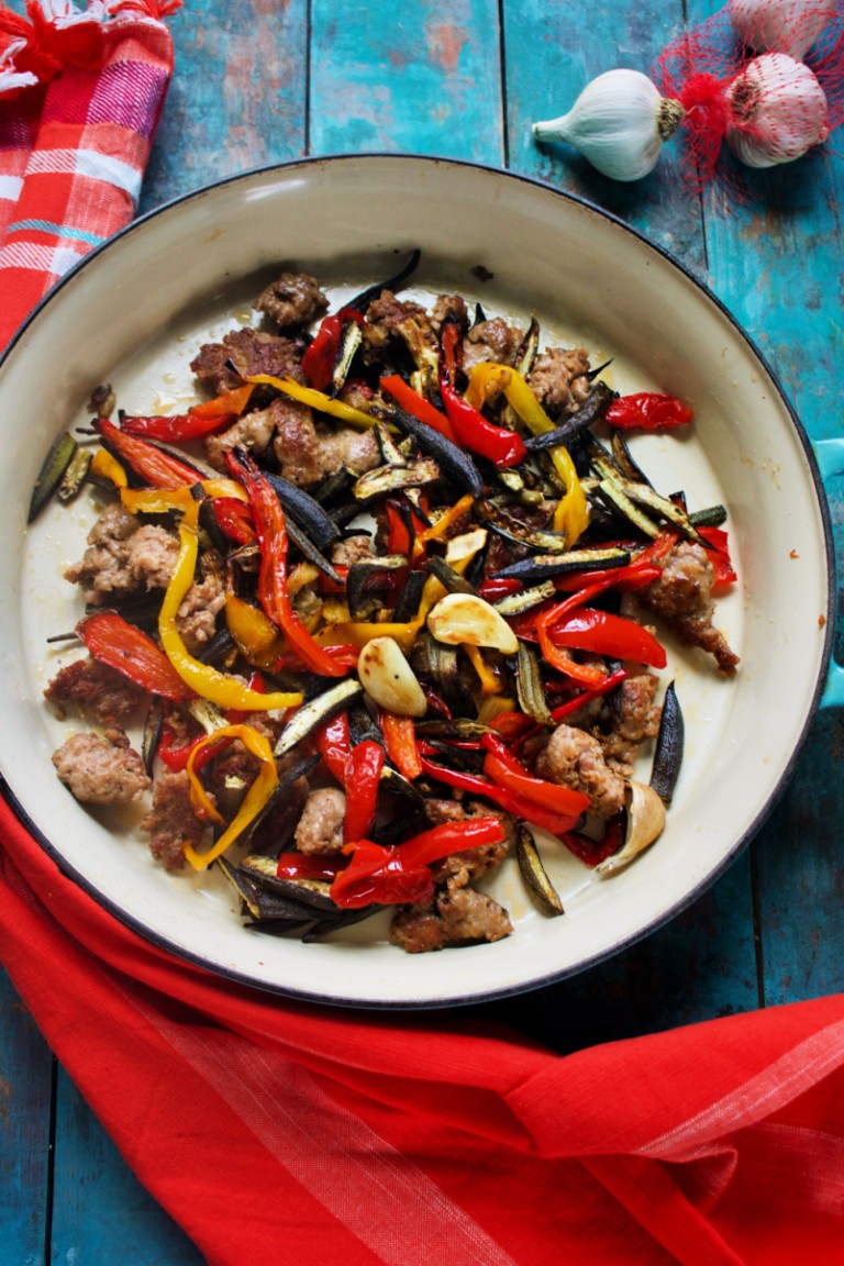 Italian Sausage and Peppers Stir Fry