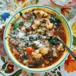 Homemade Vegetable Soup from Spinach Tiger
