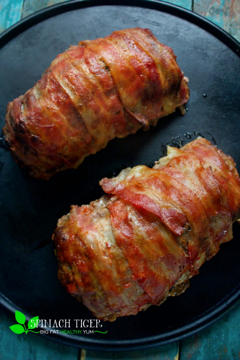 Bacon Wrapped Meatloaf (Sugar Free, Gluten Free)