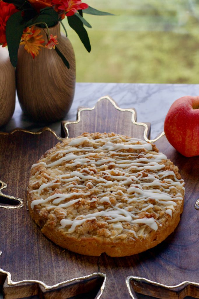 Low Carb Apple Crumb Cake Maple