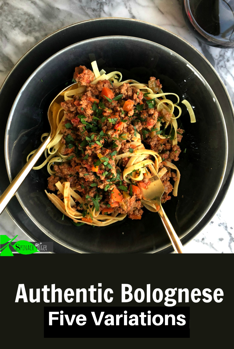 You can make authentic bolognese in varied ways. Change up the meat, add fruit such as a chopped apple, and sage for Fall flavors. via @angelaroberts