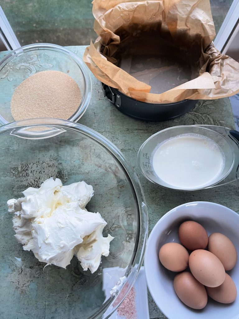 Basque Cheesecake Ingredients