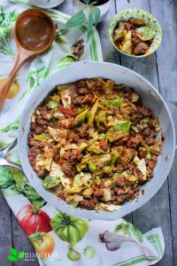 Ground Beef and Cabbage 1