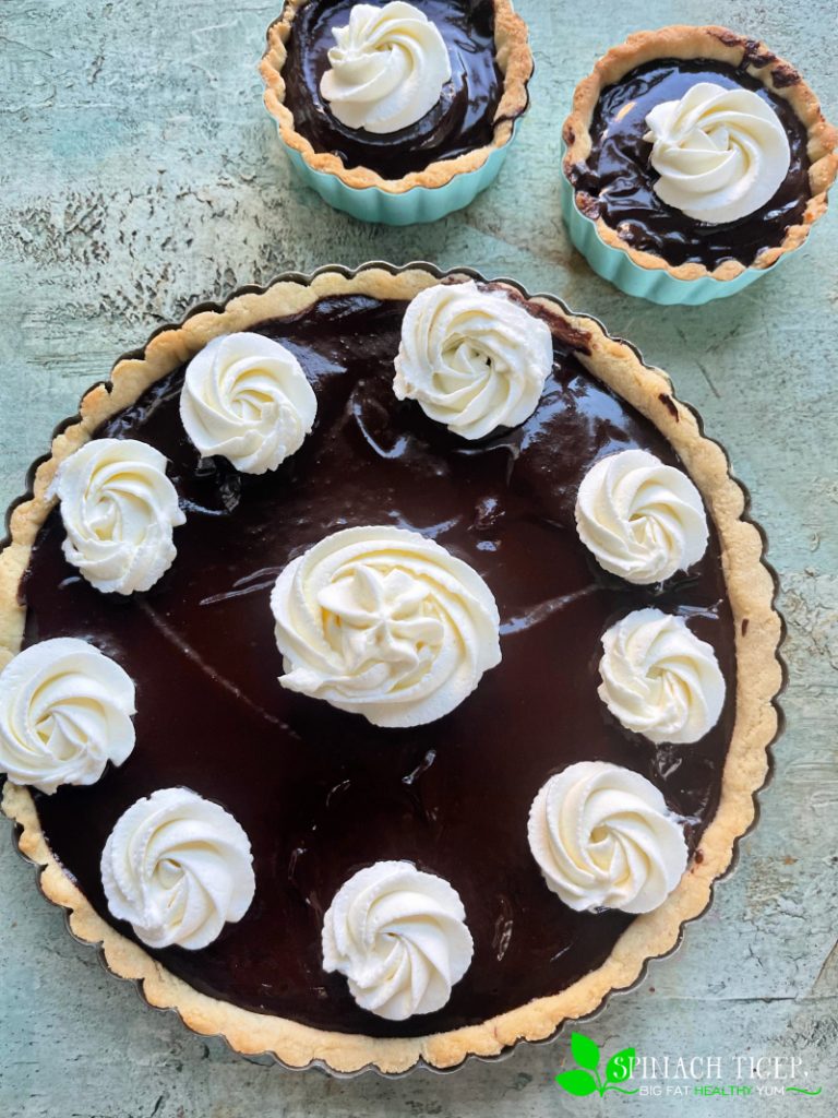 Keto Chocolate Tart 1 from Spinach Tiger