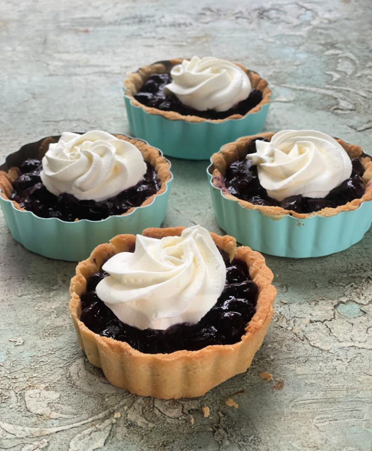 Low Carb Blueberry Tarts