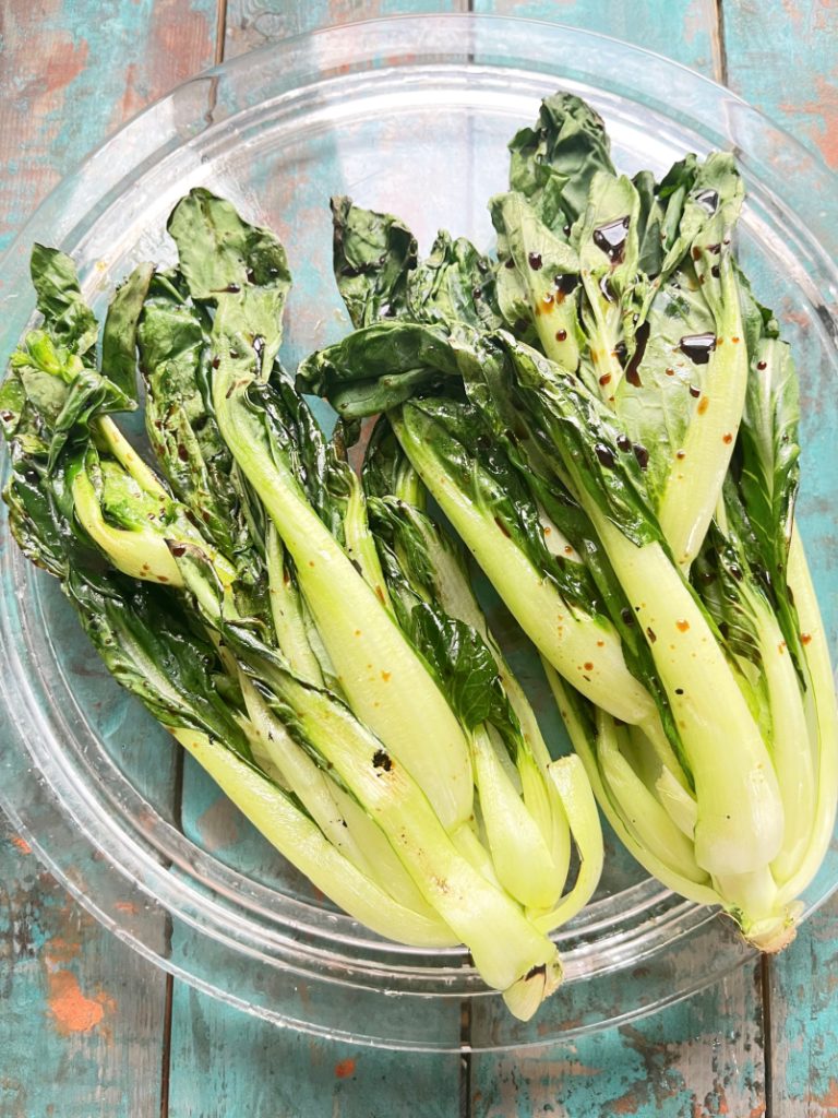 Grilled Bok Choy with Balsamic