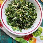 Bok Choy Salad with Toasted Almonds from Spinach Tiger