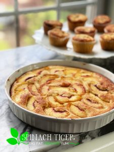 Low Carb Peach Cake