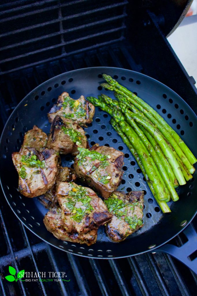 Grilled Lamb Loin Chops