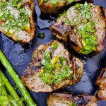 Lamb Loin Chops with Mint Chimichurri