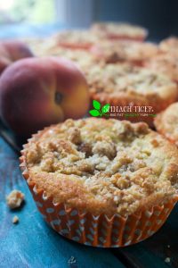 Low Carb Peach Crumb