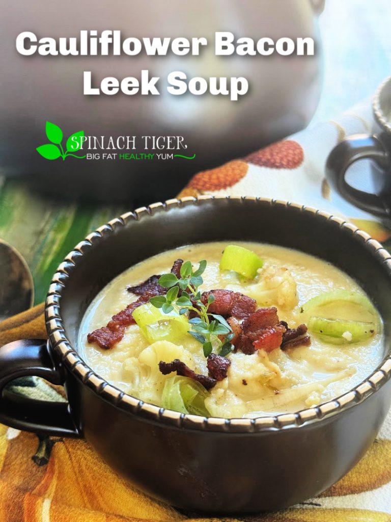 Cauliflower Soup with Bacon and Leeks