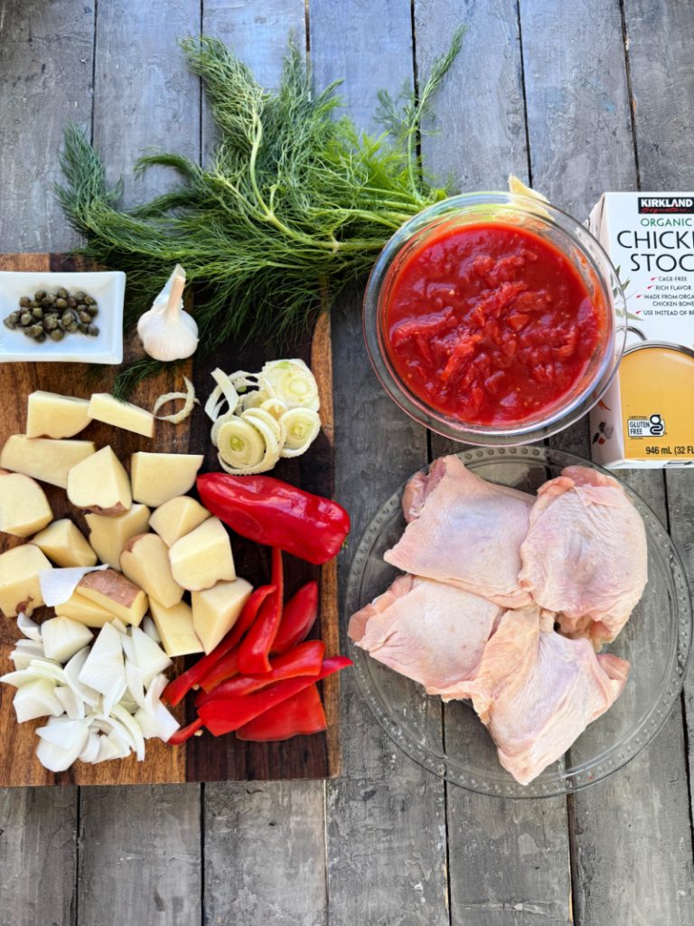 Ingredients for Chickens Thighs