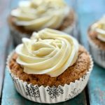 Keto Spice Cupcake with Maple Cream Cheese Frosting 1