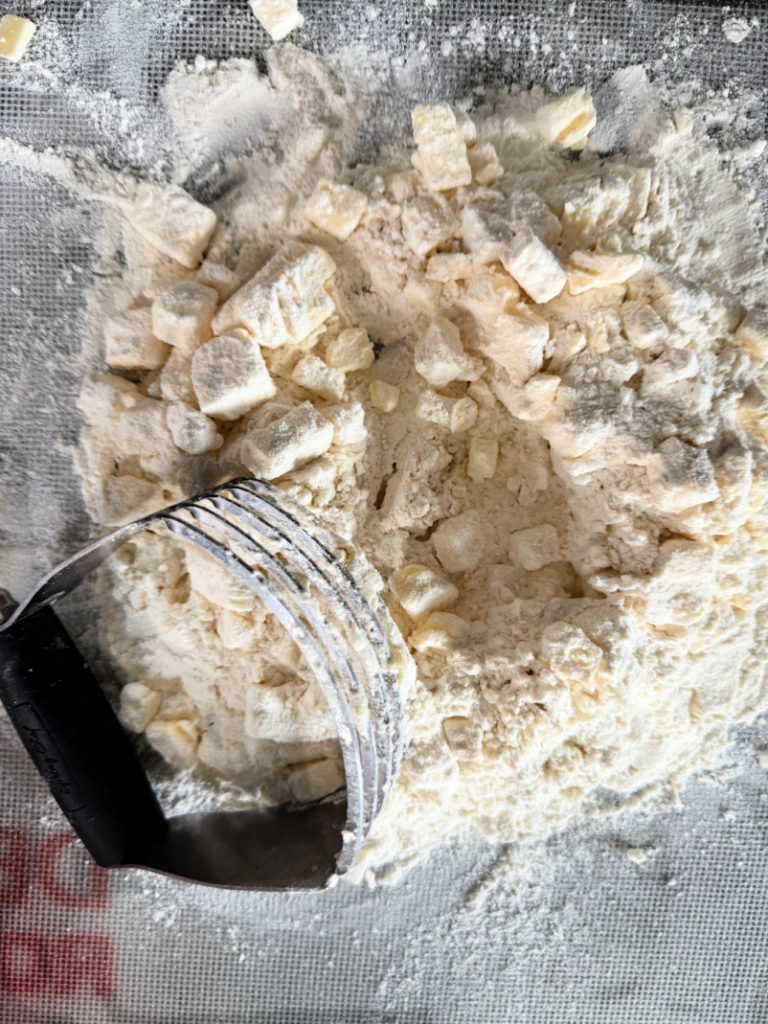 Butter Flour with Pastry Cutter