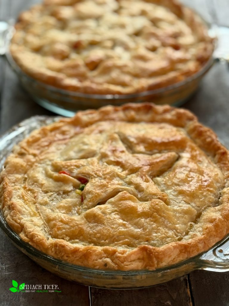 Chicken Pot PIe, Flaky Crust 5 from Spinach Tiger