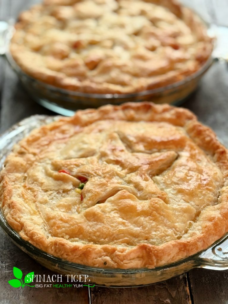 Chicken Pot Pie with Star Crust