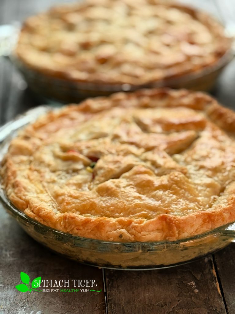 Chicken Pot PIe from Spinach Tiger