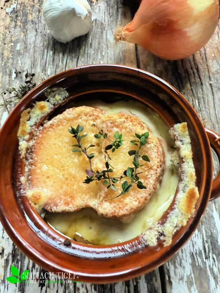 French Onion Soup from Spinach TIger