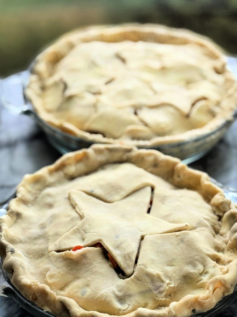 Unbaked Chicken Pot Pie