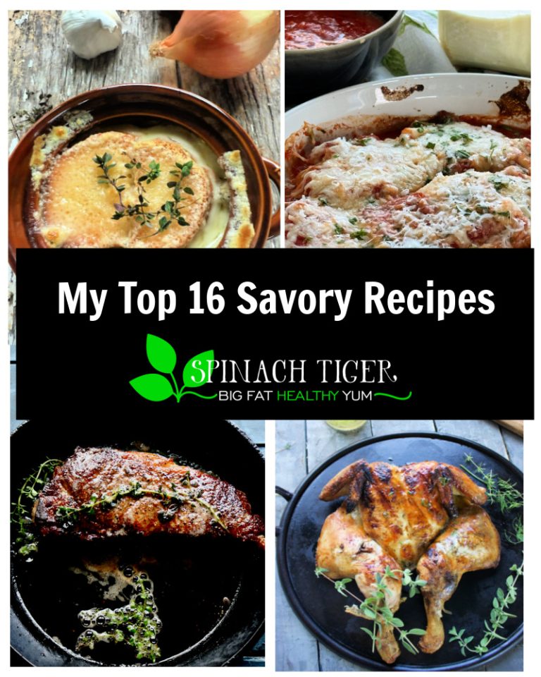 Collage for Top 16 Savory Recipes