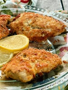 Parmesan Crusted Chicken Cutlets