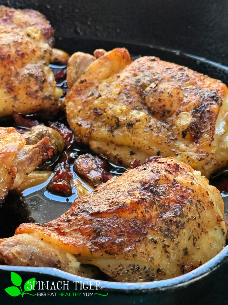 Baked Chicken Thighs. Easy dinner. via @angelaroberts