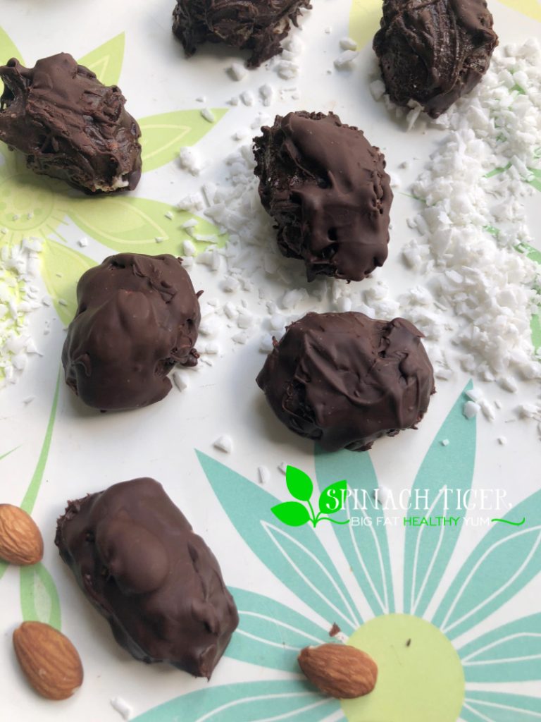 Sugar Free Almond Joy from Spinach Tiger