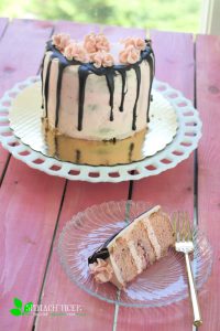 Strawberry Drip Cake