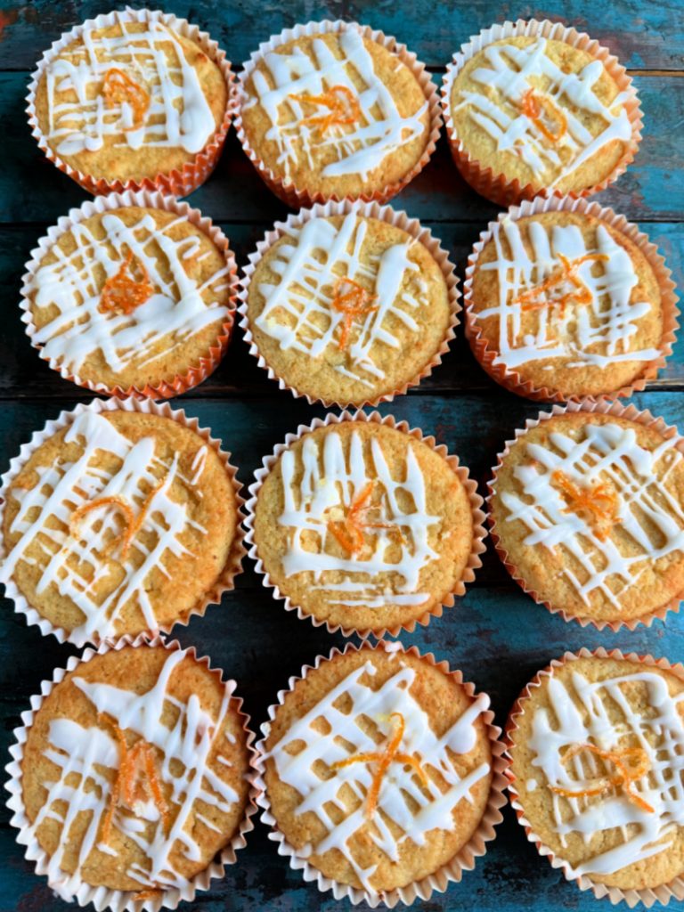 Keto Orange Ice Muffins