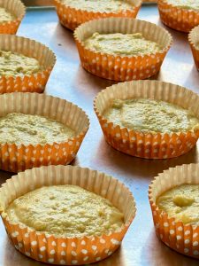 Unbaked Orange Muffin