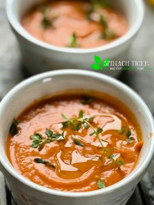 Roasted Eggplant Tomato Soup