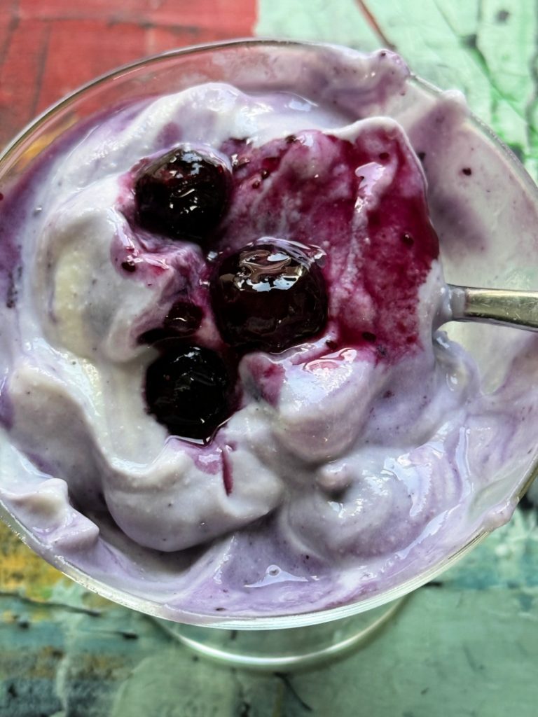 Blueberry Compote on Whipped Ricotta