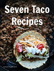 Seven Taco Recipes Pin