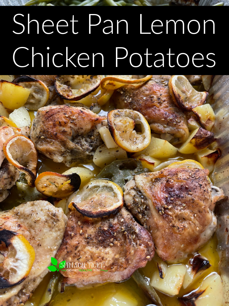 Sheet Pan Lemon Chicken and Potatoes via @angelaroberts