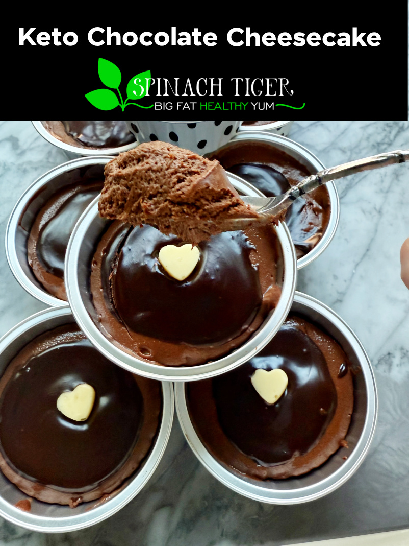 The very best keto chocolate cheesecake jars recipe. Creamy chocolate topped with chocolate ganache. Single Serve. Portion control. Net Carbs: 5 via @angelaroberts