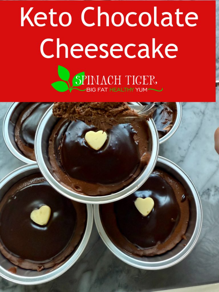 Keto Chocolate Cheesecake Jars