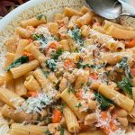 Tuscan White Beans Pasta with Pecorino Romano
