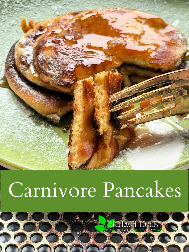 Lowest Carb (Carnivore) Pancakes Lowest Carb (Carnivore) Pancakes. Heavy Cream Powder, Eggs are the main ingredients of the low carb, keto and carnivore friendly pancakes. via @angelaroberts