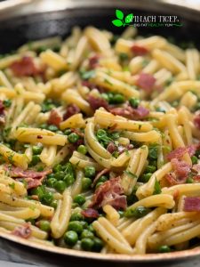 Peas Pasta Bacon