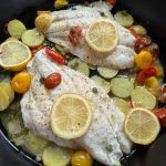 Red Snapper with Potatoes and Tomatoes