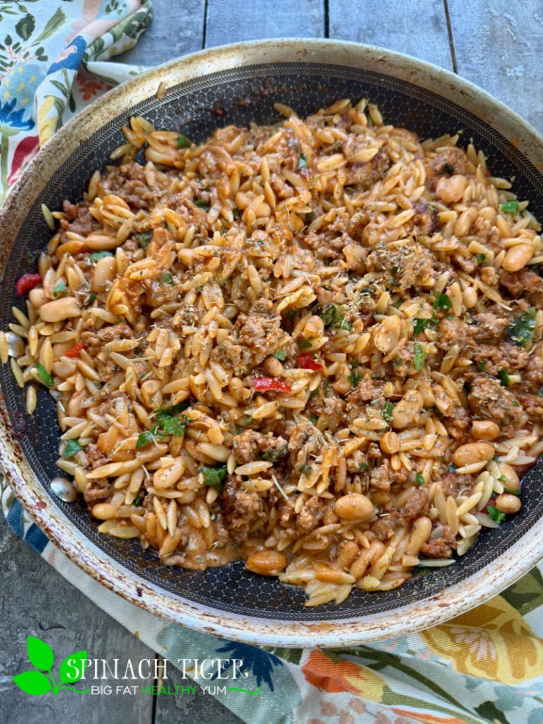 Sausage Orzo Bean