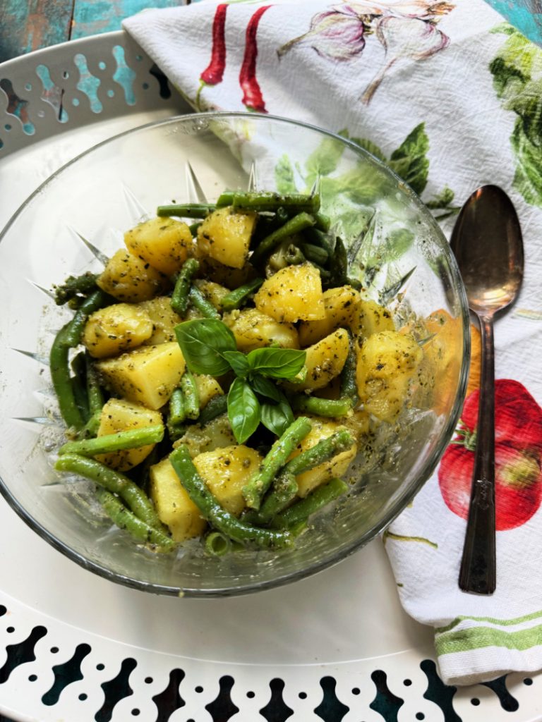 Potatoes, Green Beans Pesto